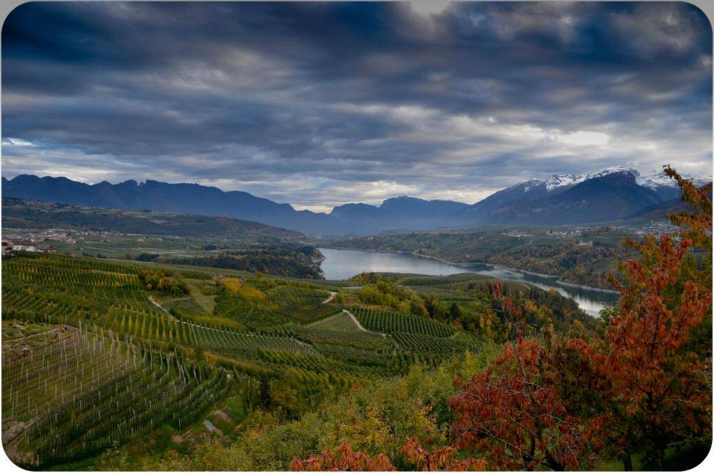 Val di Non valley and the Dolomites near Ronzone